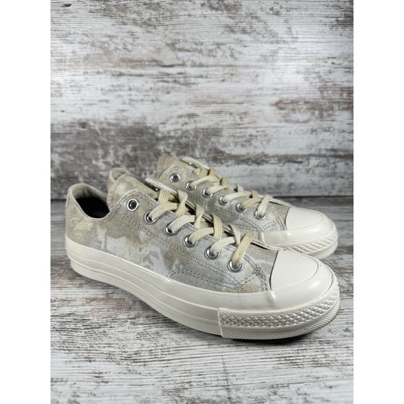 Women's Converse Chuck 70 Ox Low 'Beach Dye' Beige/Cream Sneakers Sz 7 EUC! - Picture 1 of 10